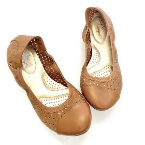 DexFlex Comfort Brown Ballet Flats